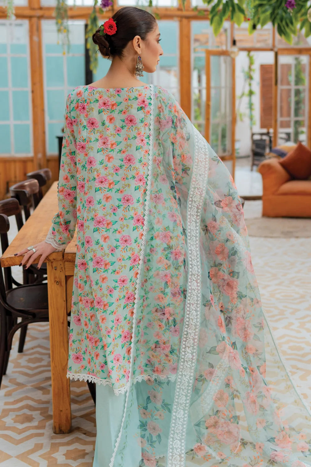 Gulkhaab - 3 Piece - Embroidered Lawn