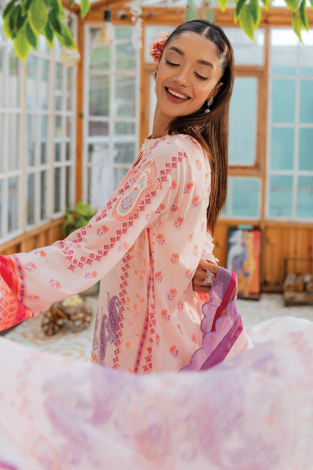Gulmohar - 3 Piece - Embroidered Lawn