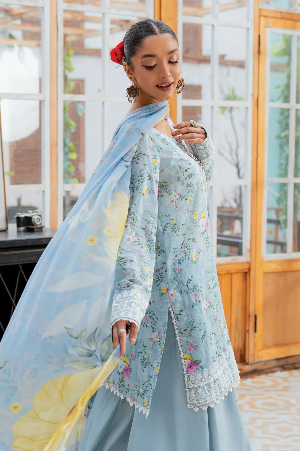 Gulona - 3 Piece - Embroidered Lawn
