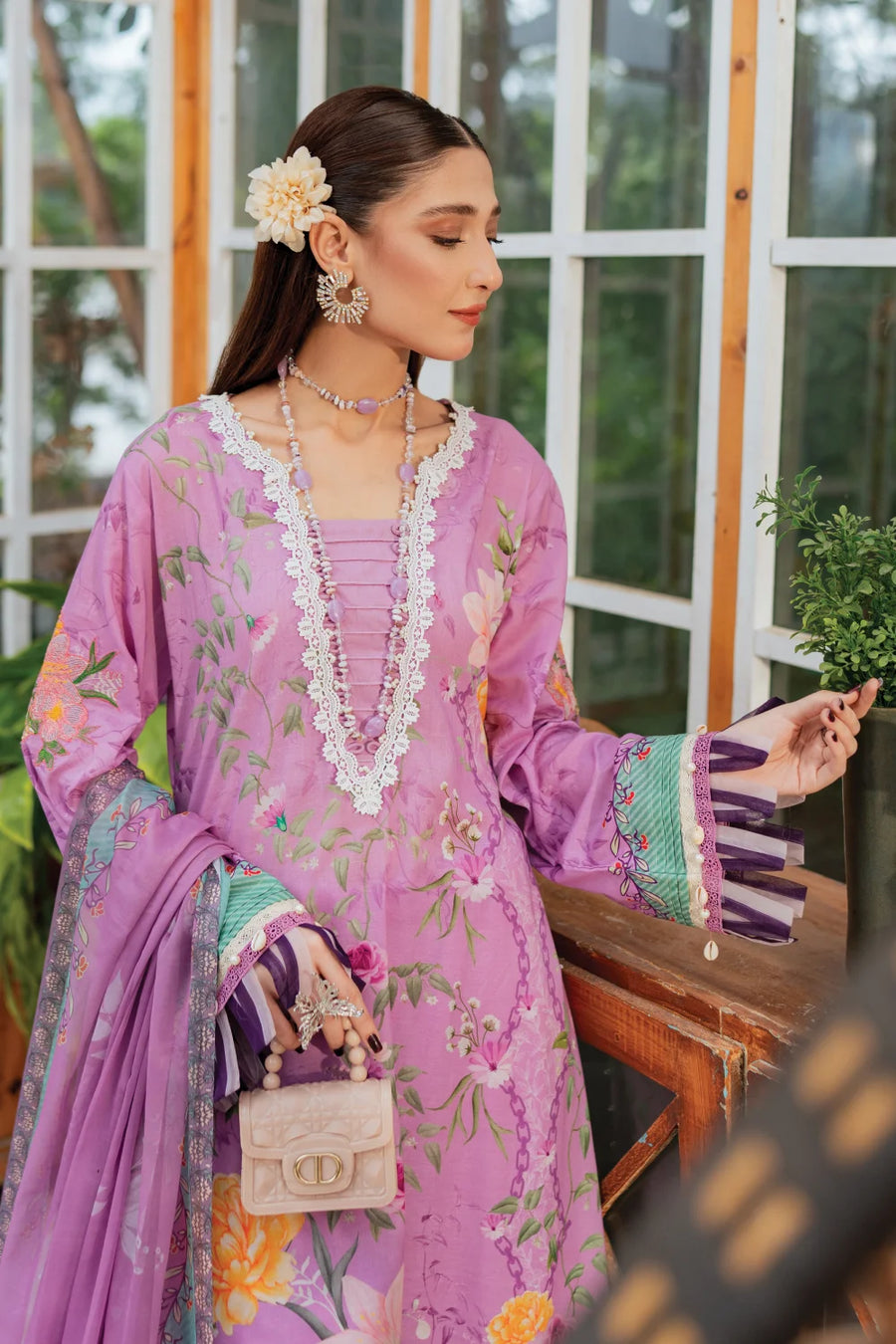 Phulkari - 3 Piece - Embroidered Lawn