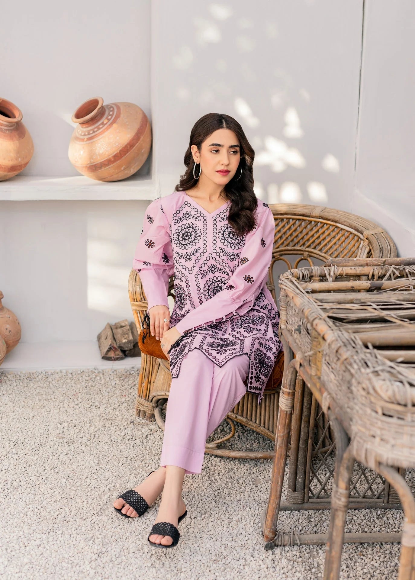 Romanesque co-ord set (lavender)