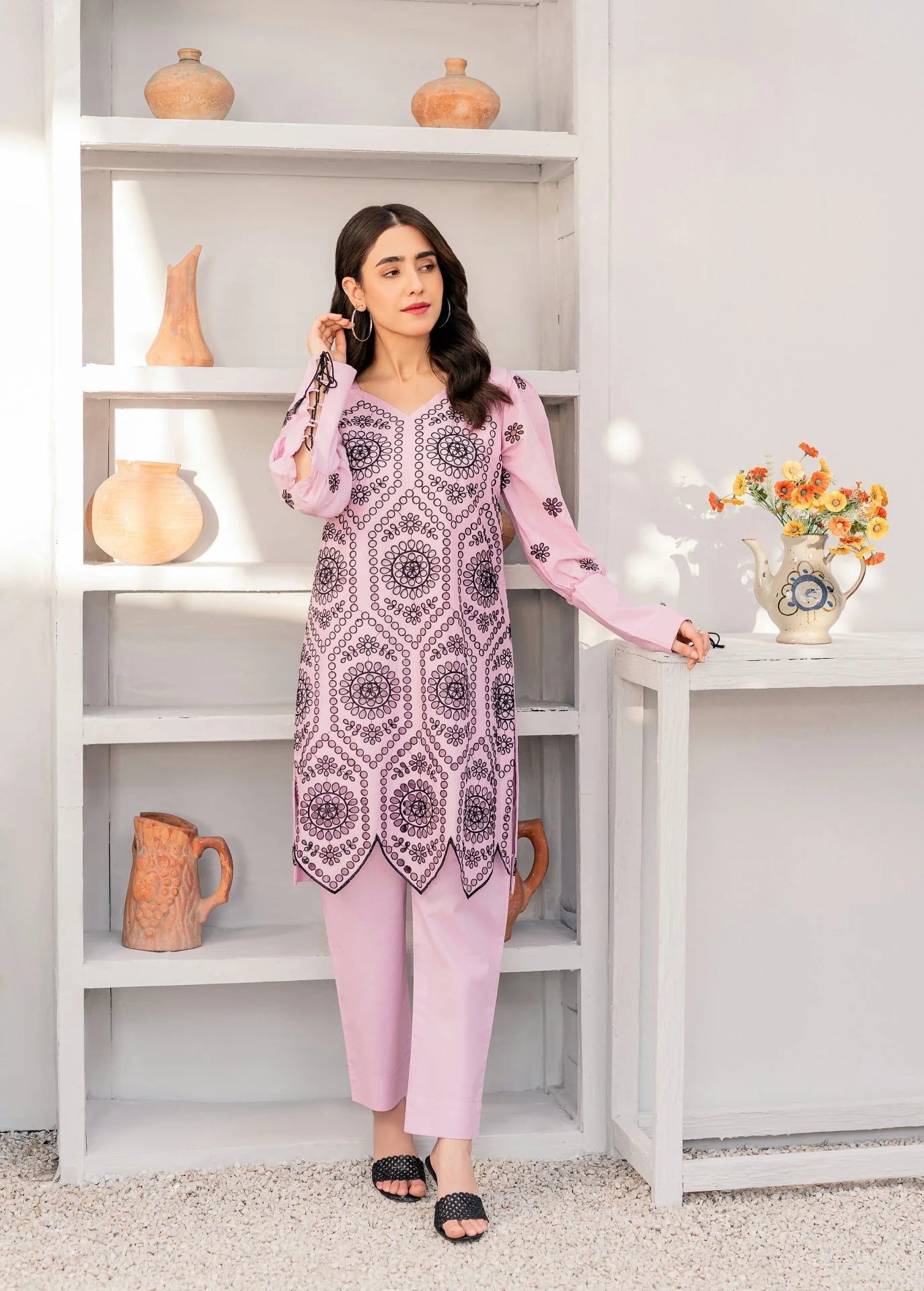 Romanesque co-ord set (lavender)