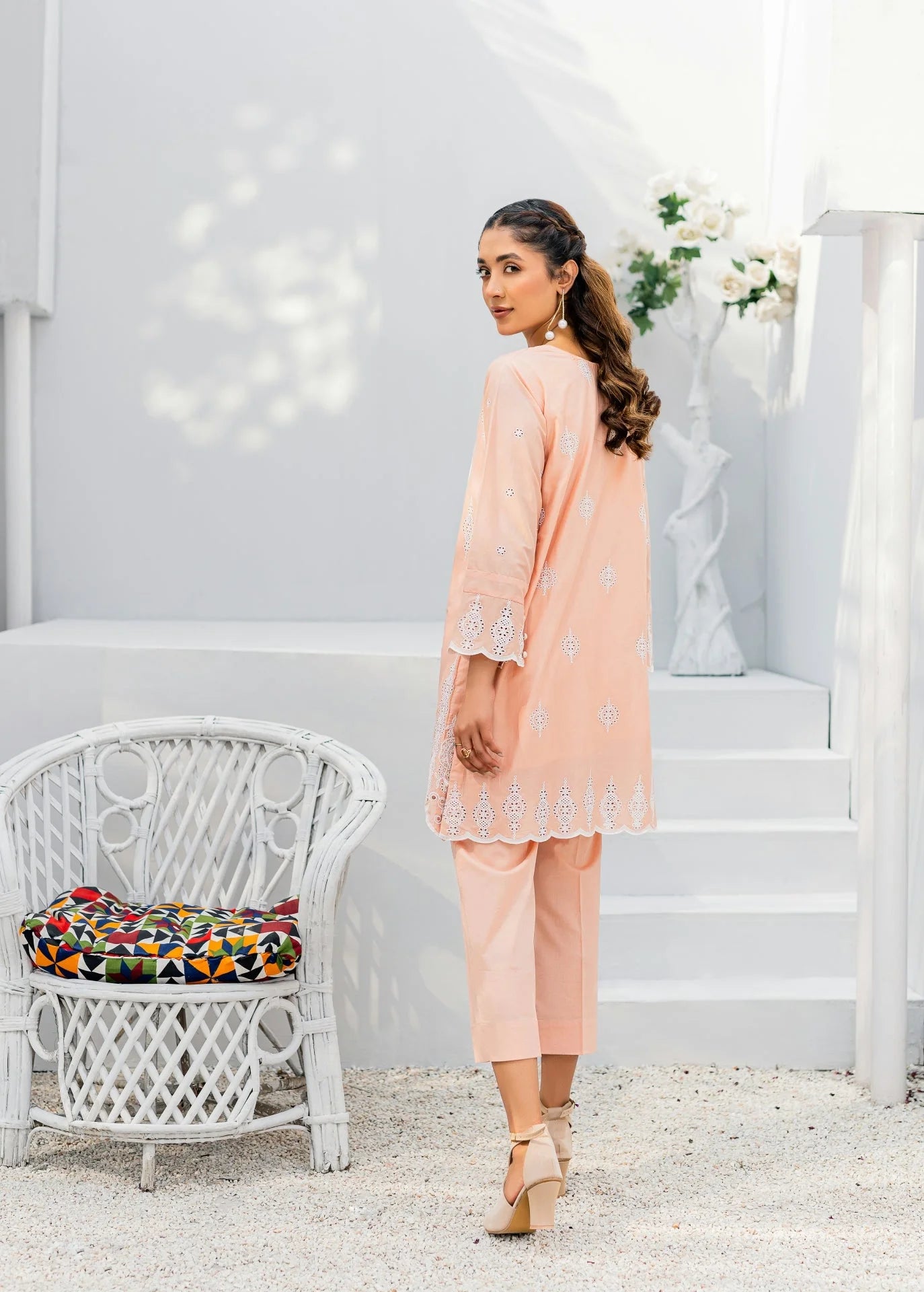 Whimsical co-ord set (Peach)