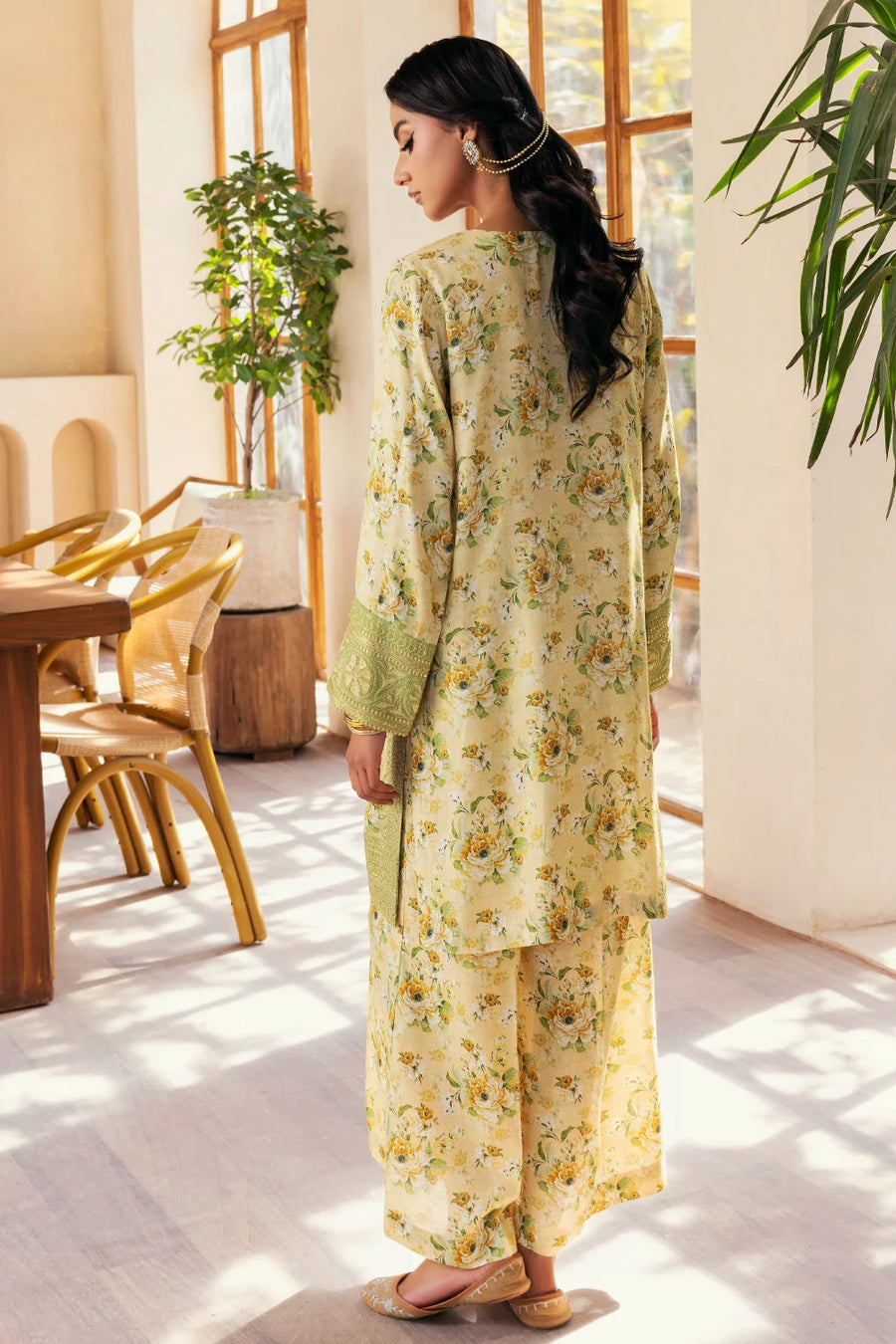 Zeenat - 2 Piece - Raw Silk(Shirt/Trouser) - Stitched