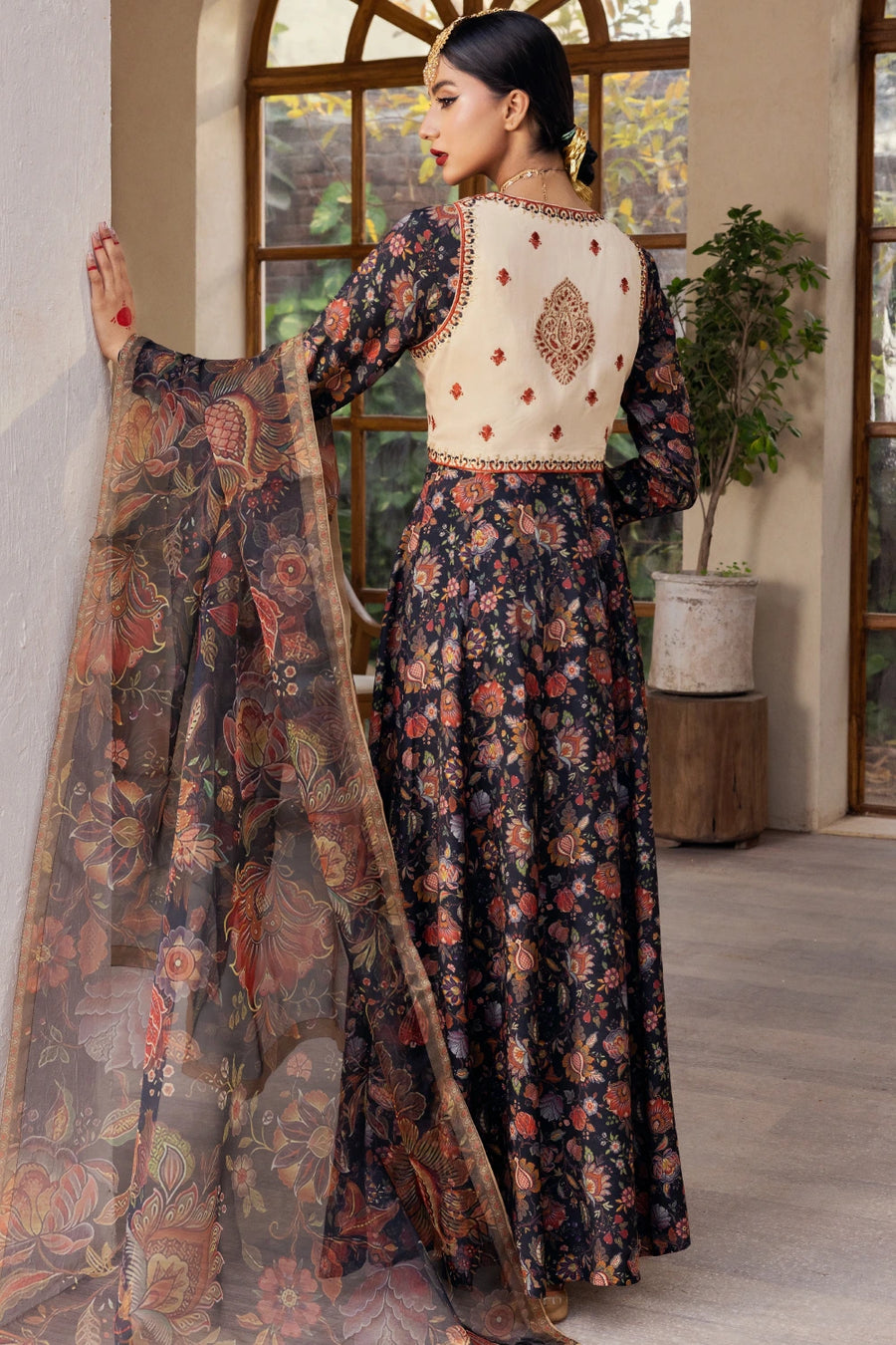 Parizad - 2 Piece - Raw Silk(Peshwas including qoti/Dupatta) - Stitched | Limited Stock