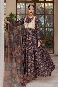 Parizad - 2 Piece - Raw Silk(Peshwas including qoti/Dupatta) - Stitched - Ghonche Official